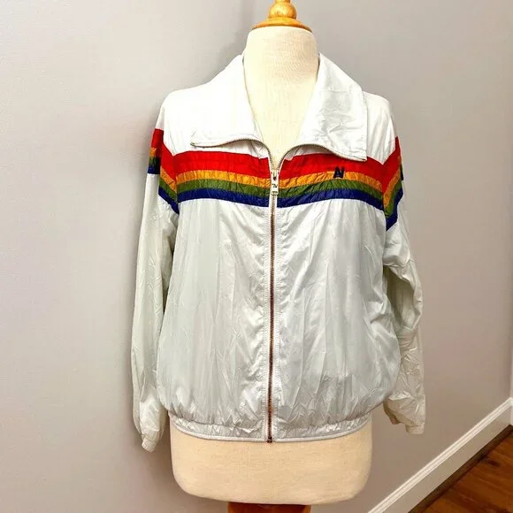 NWOT Aviator Nation 5 Stripe Dresden White Tracksuit Set Sz M